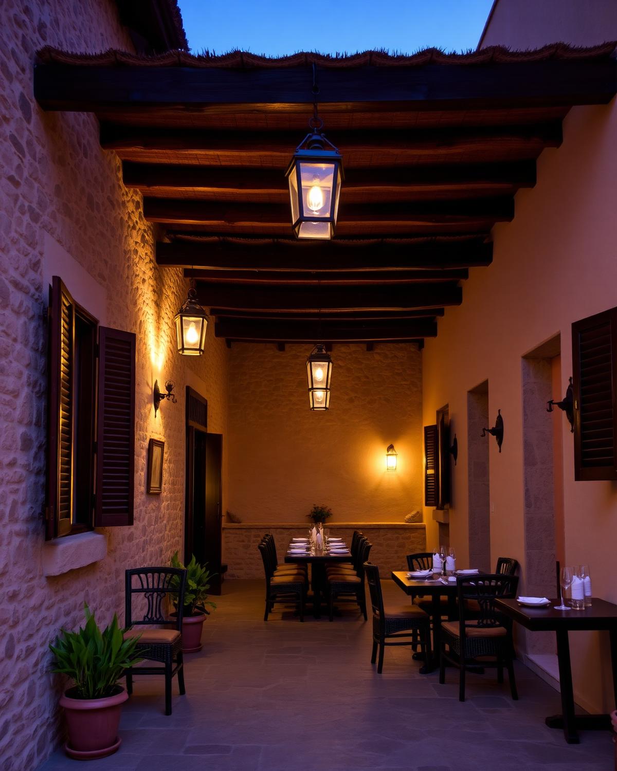 Melrose House courtyard